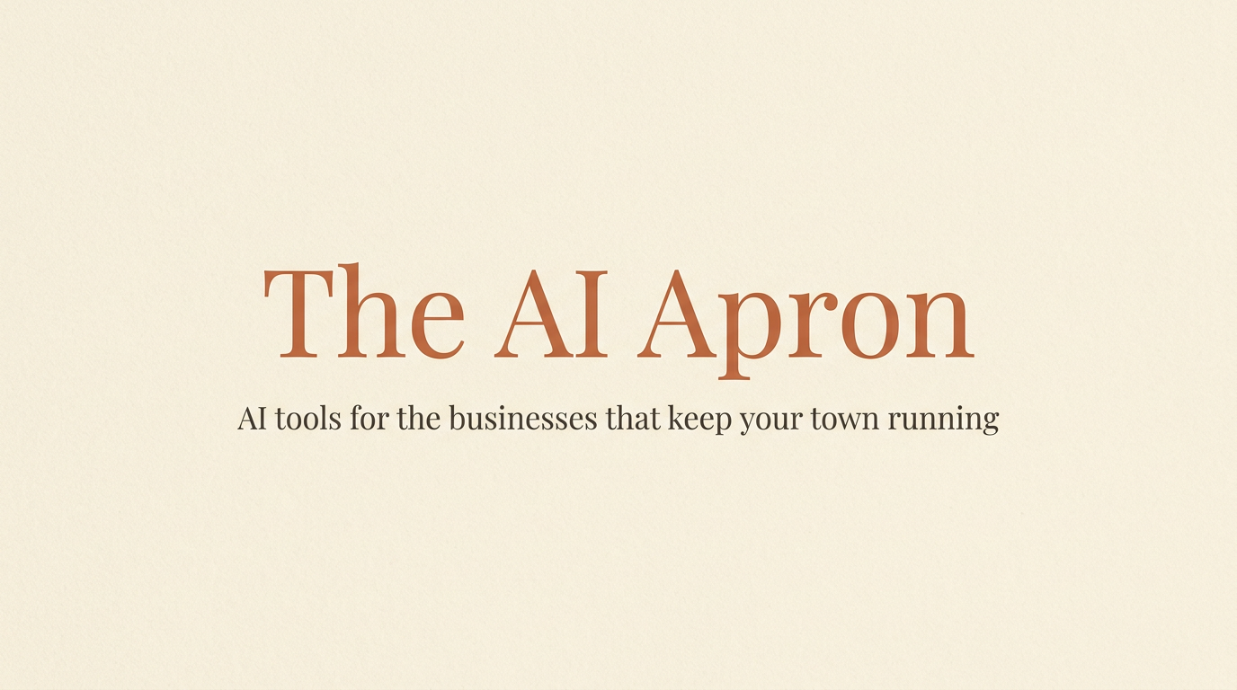 Aprons Issuing AI Tools for Small Businesses That Actually Work | The AI Apron